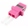 EFB-Elektronik liitin LC Duplex OM4 yksiosainen, heather violetti, keraaminen holkki, SC Simplex