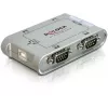 DeLOCK 87414 USB 2.0 - 4-porttinen RS-232-sarja-adapteri