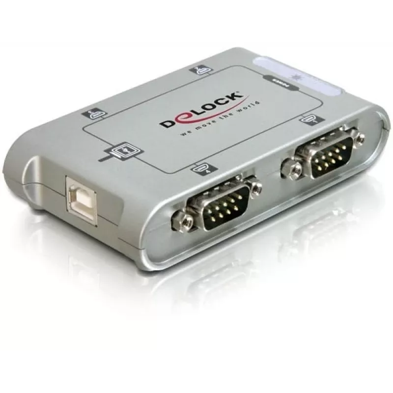 DeLOCK 87414 USB 2.0 - 4-porttinen RS-232-sarja-adapteri