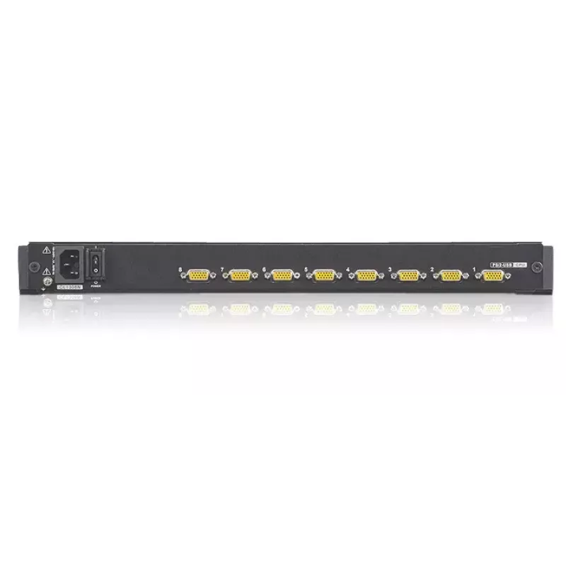 KVM-kytkin ATEN CL1308N rack-asennus musta