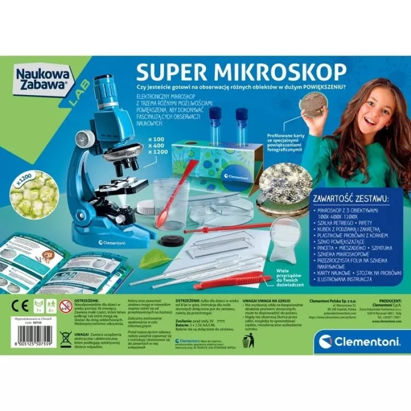 Clementoni Scientific Fun - supermikroskooppi