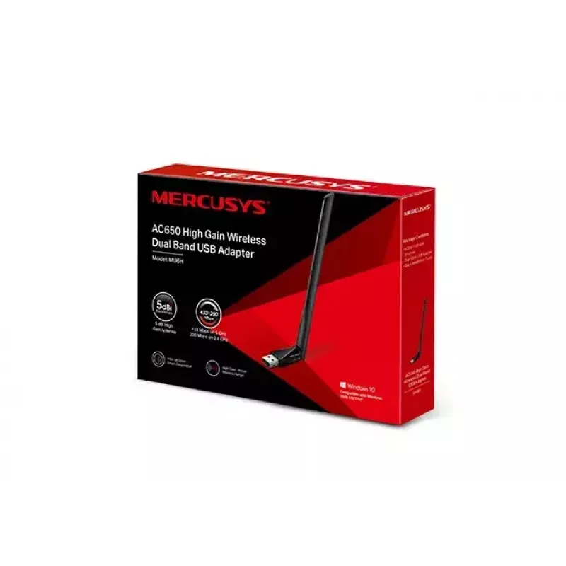 Mercusys AC650 High Gain langaton dual-band-USB-sovitin