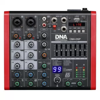 DNA CM4-DSP USB MP3 Bluetooth phantom-audiomikseri