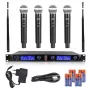 DNA WM4 Vocal Set - sarja (radiomikrofoni, 4x käsilähetin, UHF-äänijärjestelmä)