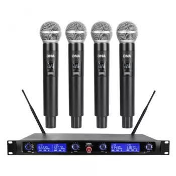 DNA WM4 Vocal Set - sarja (radiomikrofoni, 4x käsilähetin, UHF-äänijärjestelmä)