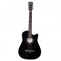 V-TONE AG One BK - 4/4 akustinen kitara, musta