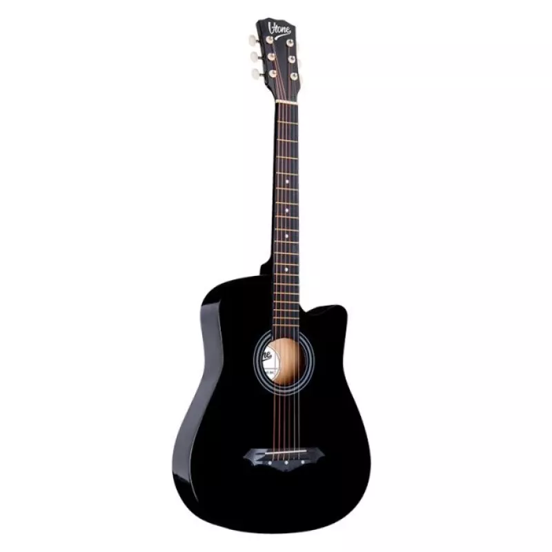 V-TONE AG One BK - 4/4 akustinen kitara, musta