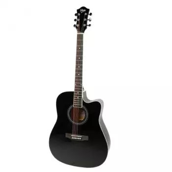 V-TONE AG Two BK - 4/4 akustinen kitara, musta