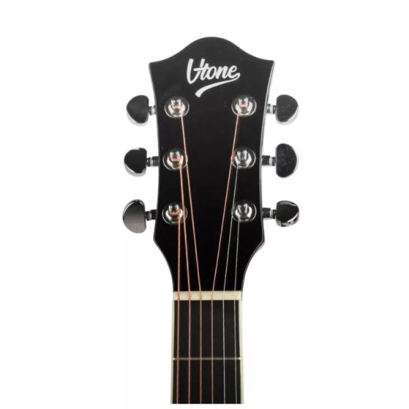 V-TONE AG Two BK - 4/4 akustinen kitara, musta