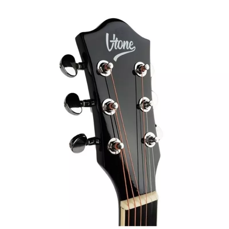 V-TONE AG Two BK - 4/4 akustinen kitara, musta
