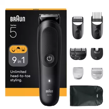 Braun AIO5540 hiustenleikkuukone musta litiumioni 120 min