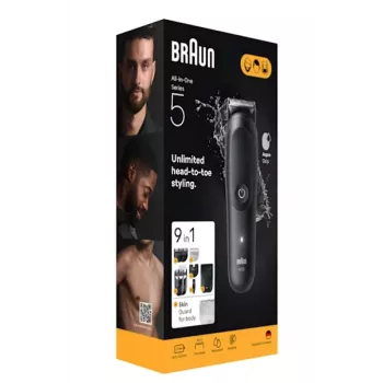 Braun AIO5540 hiustenleikkuukone musta litiumioni 120 min