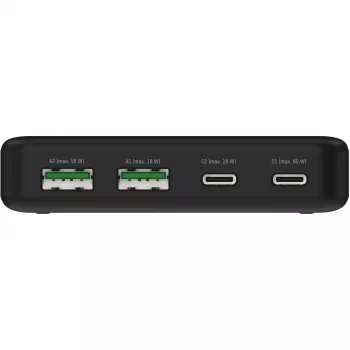 USB-laturi Desktop Charger DC465PD (musta, 65 wattia, PD, Quick Charge 3.0)