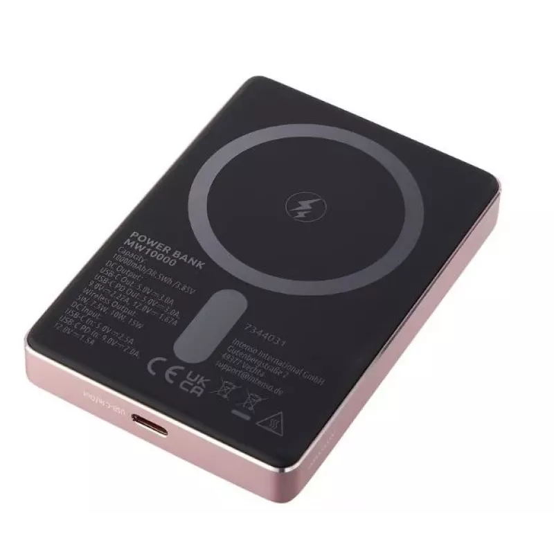 Intenso varavirtalähde USB 10000MAH MAG/ROOSA 7344033
