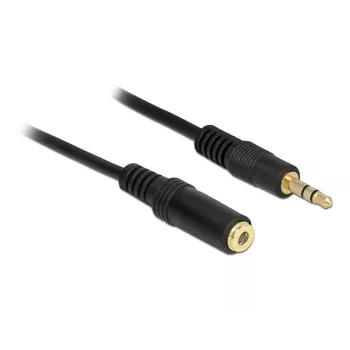 Audiokaapeli DeLOCK 83766 2 m 3,5 mm musta