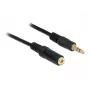 Audiokaapeli DeLOCK 83766 2 m 3,5 mm musta