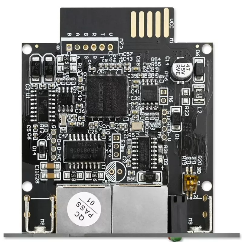 SNMP-verkonhallintamoduuli QOLTEC 50398 UPS-valvontaan ja -ohjaukseen