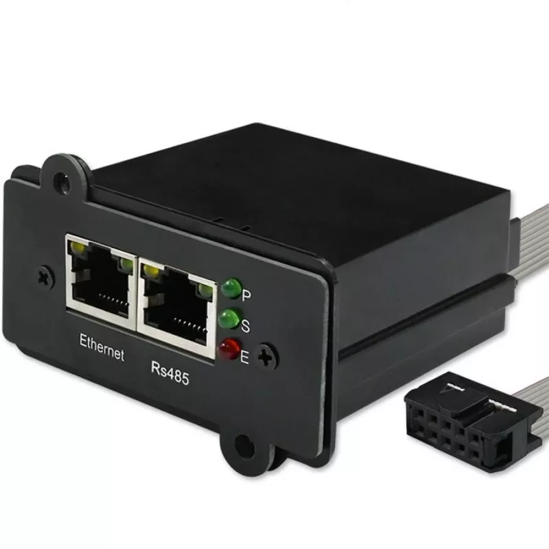 SNMP-verkonhallintamoduuli QOLTEC 50398 UPS-valvontaan ja -ohjaukseen