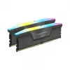 Corsair VENGEANCE RGB DDR5 6000MT/s 32GB - harmaa - 32 GB - DDR5