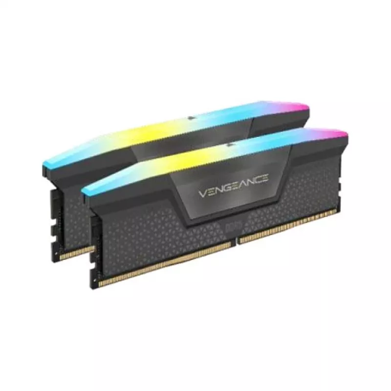 Corsair VENGEANCE RGB DDR5 6000MT/s 32GB - harmaa - 32 GB - DDR5