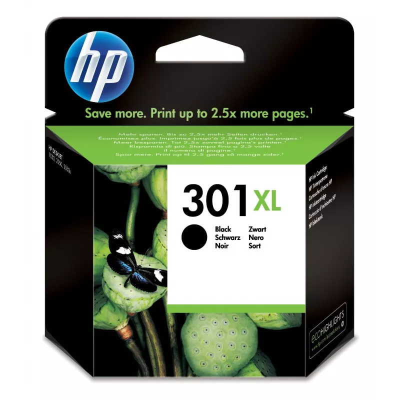 HP 301XL - 8 ml - suuri tuotto - musta