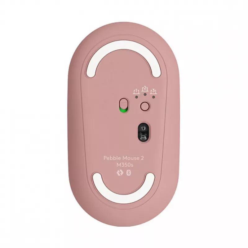 Logitech Pebble 2 Combo näppäimistö ja hiiri sisältää Universal RF Wireless + Bluetooth QWERTZ saksa roosa (920-012205)
