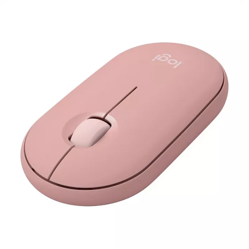 Logitech Pebble 2 Combo näppäimistö ja hiiri sisältää Universal RF Wireless + Bluetooth QWERTZ saksa roosa (920-012205)