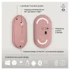 Logitech Pebble 2 Combo näppäimistö ja hiiri sisältää Universal RF Wireless + Bluetooth QWERTZ saksa roosa (920-012205)