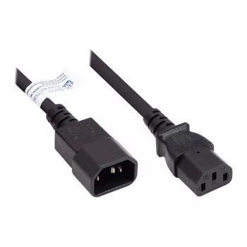Good Connections P1430-S005 - 0,5 m - C14-liitin - C13-liitin - H05VV-F - 250 V - 10 A