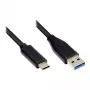 Good Connections GC-M0126 - 0,5 m - USB C - USB A - USB 3.2 Gen 1 (3.1 Gen 1) - 5000 Mbit/s - musta