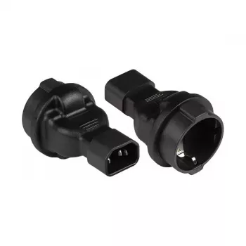 Good Connections PA-1402S - C14 - Type F - 250 V - 10 A - musta - polyvinyylikloridi (PVC)