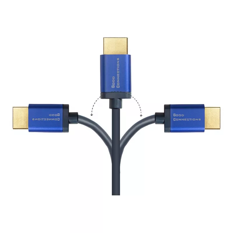 Good Connections 4521-SF005B - 0,5 m - HDMI tyyppi A (Standard) - HDMI tyyppi A (Standard) - 48 Gbit/s - Audio Return Channel (ARC) - sininen