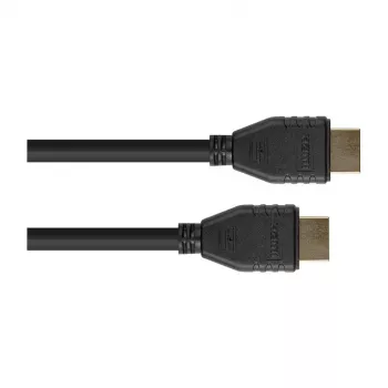 Ultra-High-Speed HDMI 2.1 -kaapeli, 8K UHD-2 / 4K UHD, kullatut kontaktit, CU, musta, 0,5 m, Good Co (4521-005)