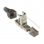 Good Connections GC-N0147 - RJ-45 - musta - hopea - läpinäkyvä - pistoke - suora - Cat6a - S/UTP (STP)