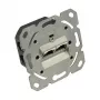 Verkkorasia Cat. 6, 2xRJ45, suojattu, pystysuora kaapelinsyöttö, ilman keskiosaa/kehyslevyä, Good Connections (GC-N0052)
