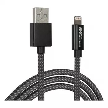 Good Connections USB 2.0 -lataus- ja datakaapeli iPhone/iPad/iPod USB-A-pistoke Lightning-liitäntään - korkealaatuisesti valmistettu ja virallisesti Applen hyväksymä