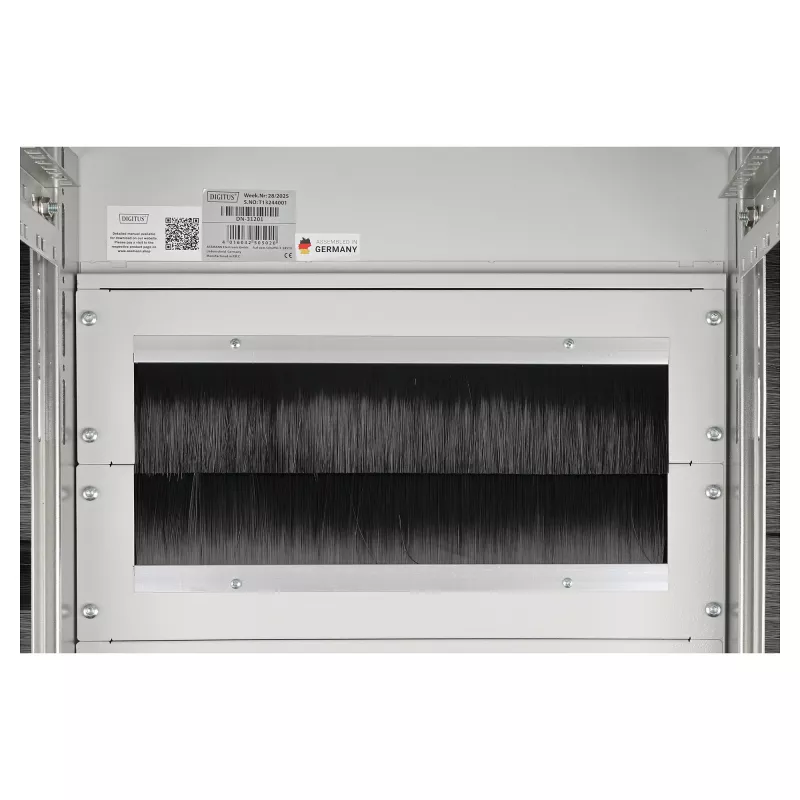 Verkkokaappi DIGITUS Unique Light -sarja pystykaappi 42U 800x1000 mm, 800 kg, IP20, harmaa