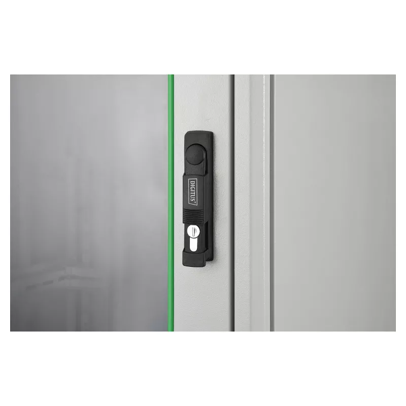 Verkkokaappi DIGITUS Unique Light -sarja pystykaappi 42U 800x1000 mm, 800 kg, IP20, harmaa