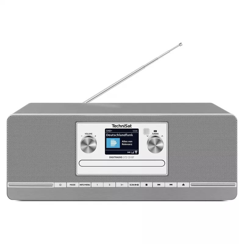 TechniSat DIGITRADIO 372 CD BT keittiöradio analoginen & digitaalinen antrasiitti, hopea