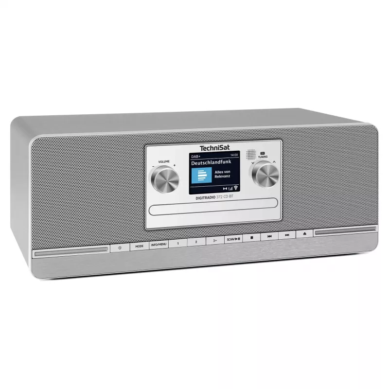 TechniSat DIGITRADIO 372 CD BT keittiöradio analoginen & digitaalinen antrasiitti, hopea