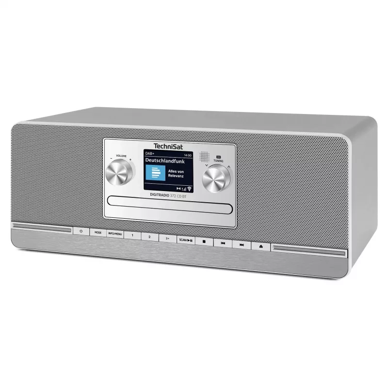 TechniSat DIGITRADIO 372 CD BT keittiöradio analoginen & digitaalinen antrasiitti, hopea