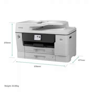 Monitoiminen mustesuihkutulostin Brother MFC-J6960DW — A3, 1200 x 4800 dpi, 31 ppm, Wi‑Fi, Ethernet, duplex