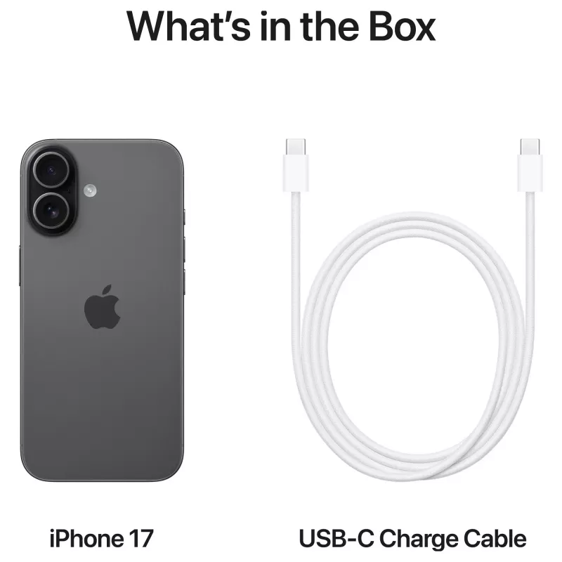 Apple iPhone 17 musta - älypuhelin - 256 GB
