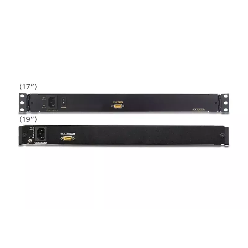 ATEN CL1000M KVM-kytkin rack-asennus, musta