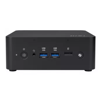 Mini-PC MSI Cubi NUC AI+ 2MG-037AT kompakti pöytätietokone Intel Core i9-288V, 32 GB RAM, 1 TB SSD, Windows 11 Pro, musta