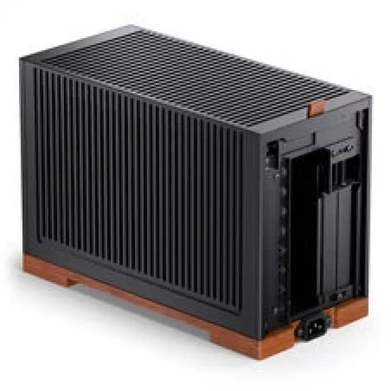 Jonsbo T9 musta PC-kotelo Mini-kotelo ITX PCIe 5.0 -riserkaapeli - hopea (T9 SILVER PCIE 5.0)