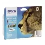 Epson monipakkaus T0715 - mustepatruuna - 1 x musta, keltainen, syaani, magenta (C13T07154010)