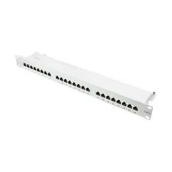 Alcasa GC-N0138 - Gigabit Ethernet - RJ45 - Cat6 - 22/26 - harmaa - teräs (GC-N0138)