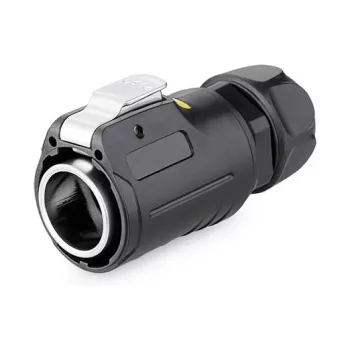 Alcasa S1 IC01-24R01 - RJ45 - musta - uros/naaras - suora - metalli - silikageeli - sinkki - IP65 - IP67 (IC01-24R01)