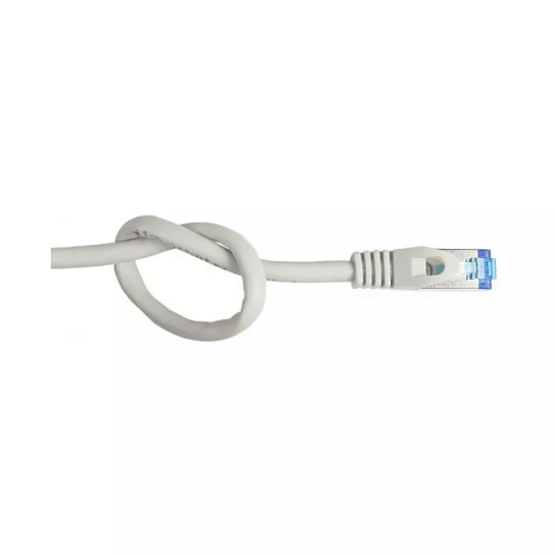 RNS® patchkaapeli SmartFLEX, Cat.6A, S/FTP, PiMF, halogeeniton (LSZH), 500 MHz, CU, harmaa, 10 m, Good Connections® (8060-SF100)